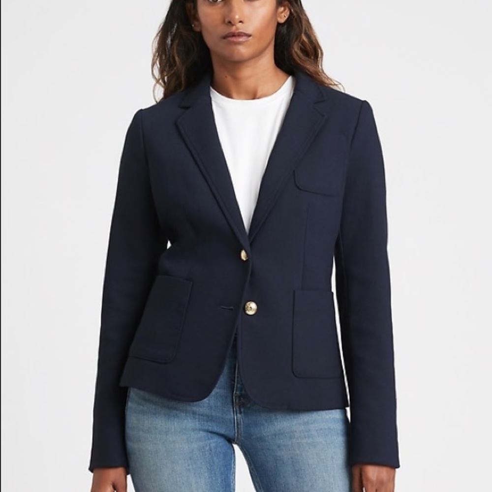SOLD - Banana Republic Navy Blazer